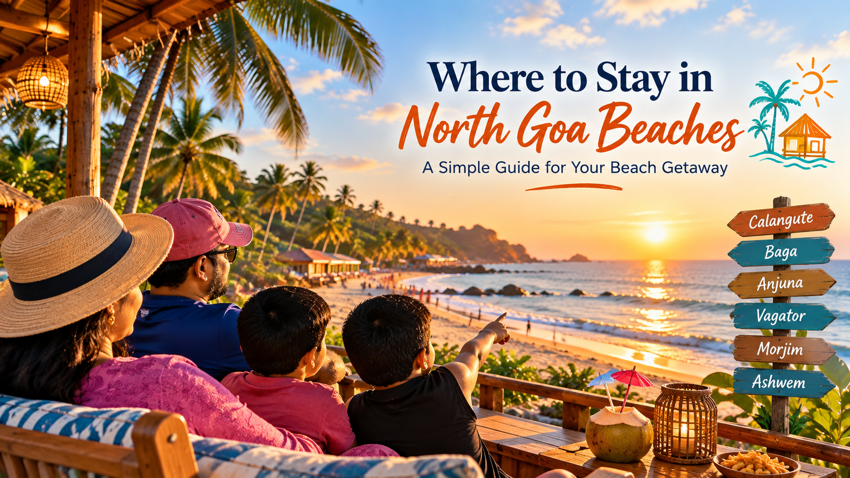 Where to Stay in North Goa Beaches