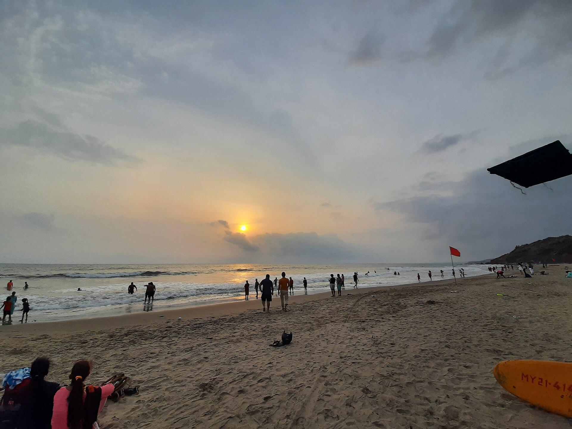 Vagator Beach in North Goa